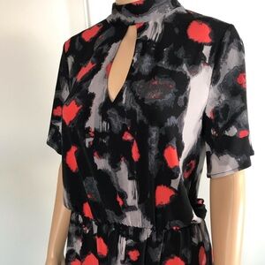 RACHEL- RACHEL ROY Stylish Black and Red Women's Top. NWOT.